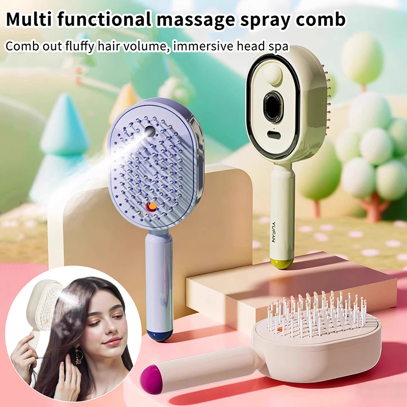 Hair Care Spray - Escova de Massagem Multifuncional, Massageador de