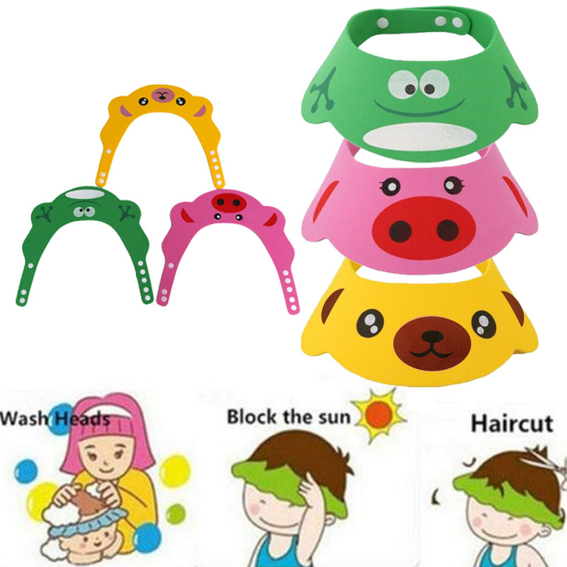 Hair Care Baby - Chapéu de chuveiro de bebê ajustável