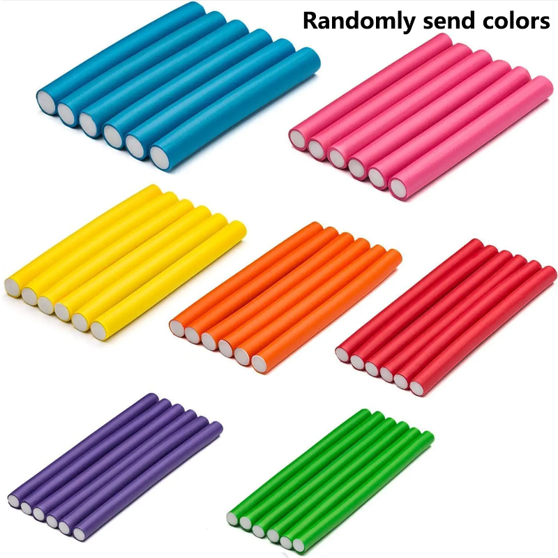Hair Roller Set Flexi - 10 pçs hastes de ondulação flexíveis