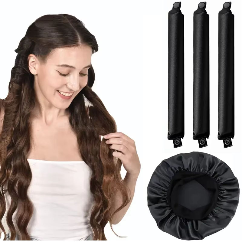 Hair Roller Set Flexi - Conjunto de haste de ondulação sem