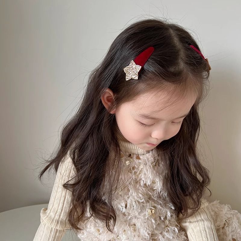 Hair Care Baby - 1 par estilo coreano glitter estrela