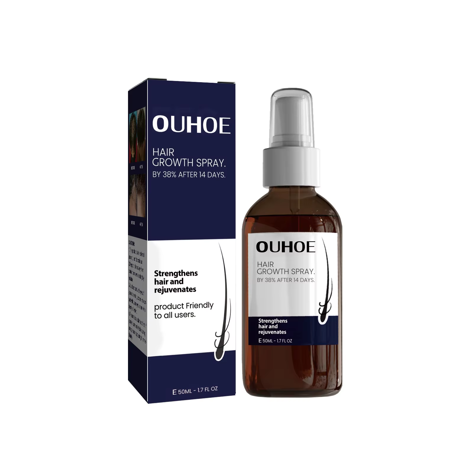 Hair Care Ouai - Spray de crescimento capilar nutritivo, hidratante,