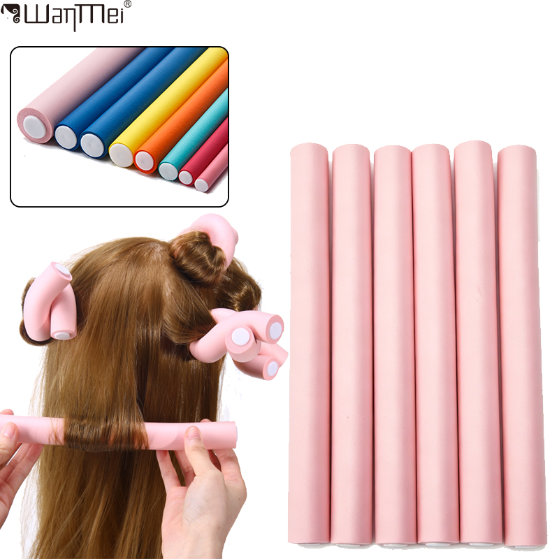 Hair Roller Set Flexi - Conjunto de 6 Rolos de Espuma