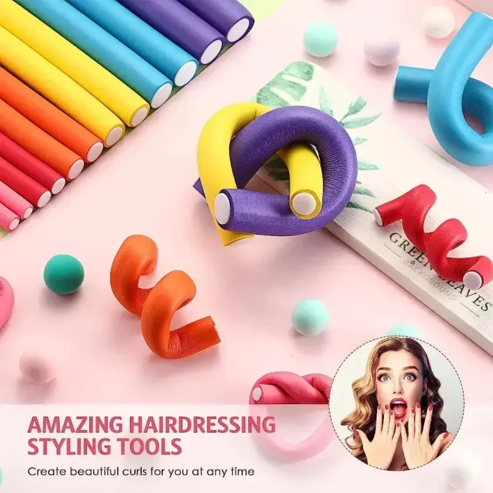 Hair Roller Set Flexi - Conjunto de 42 Rolos de Espuma