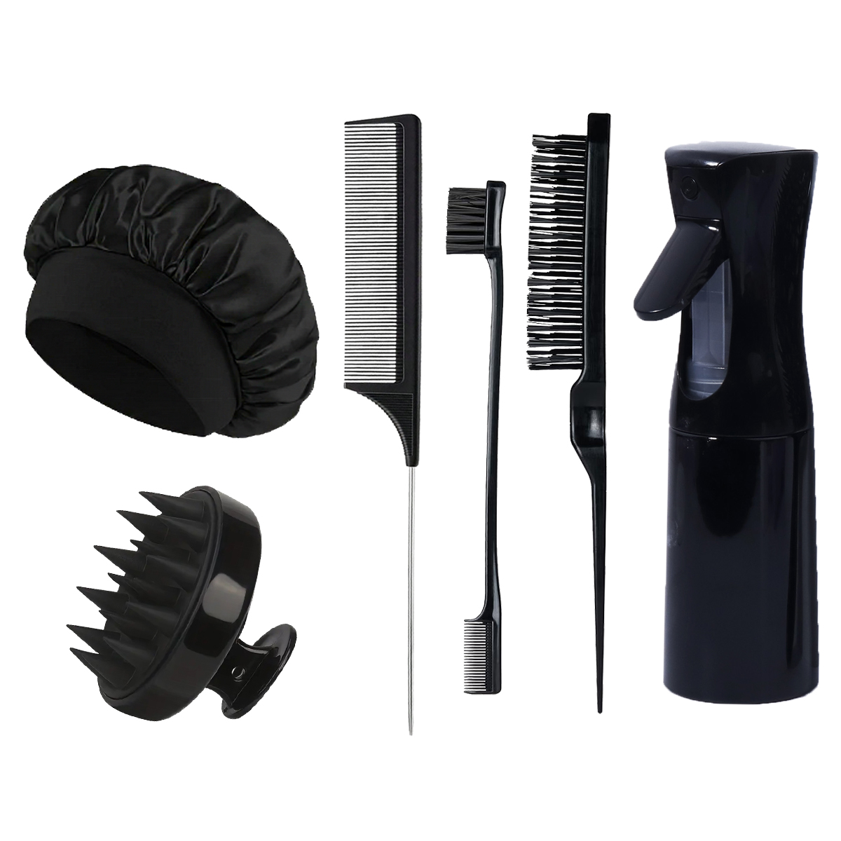 Hair Care Spray - Conjunto de 6 peças para pentear