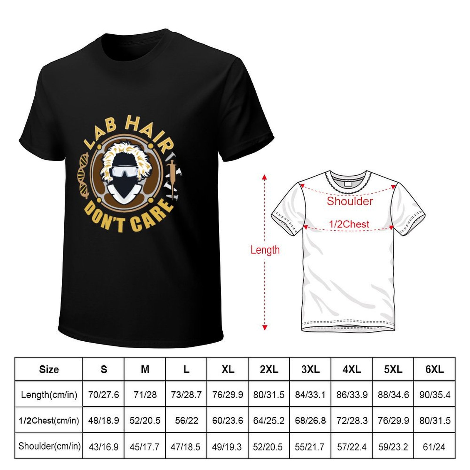 Camiseta Casual de Manga Curta - Hair Care Lab avaliação e preço