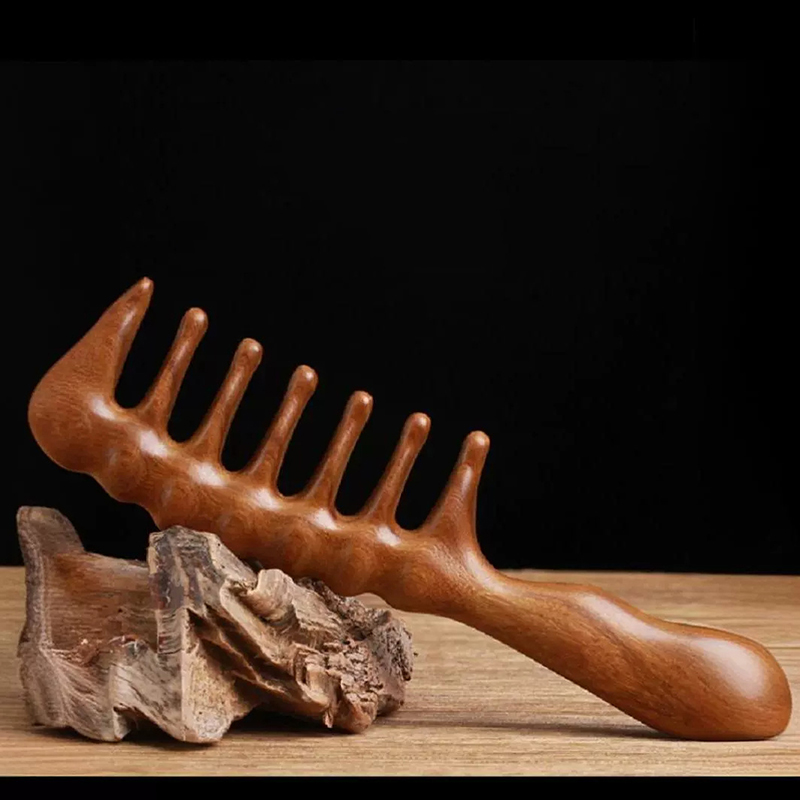 Pentes de cabelo de sândalo na - Hair Care Gift avaliação e preço