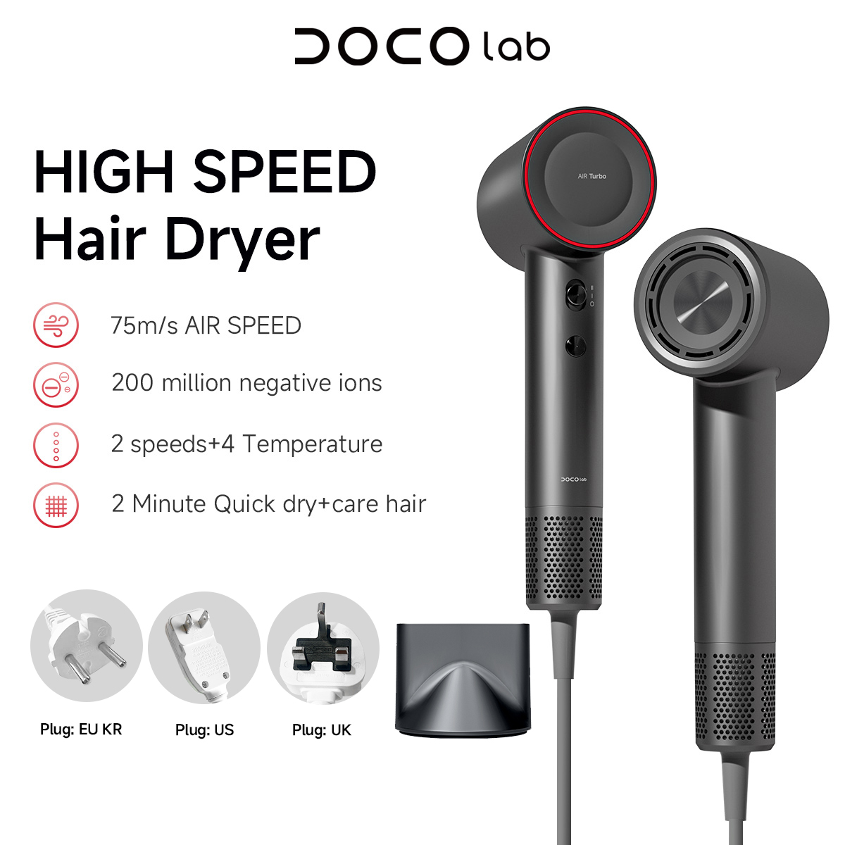Secador de Cabelo DOCO de Alta - Hair Care Gift avaliação e preço
