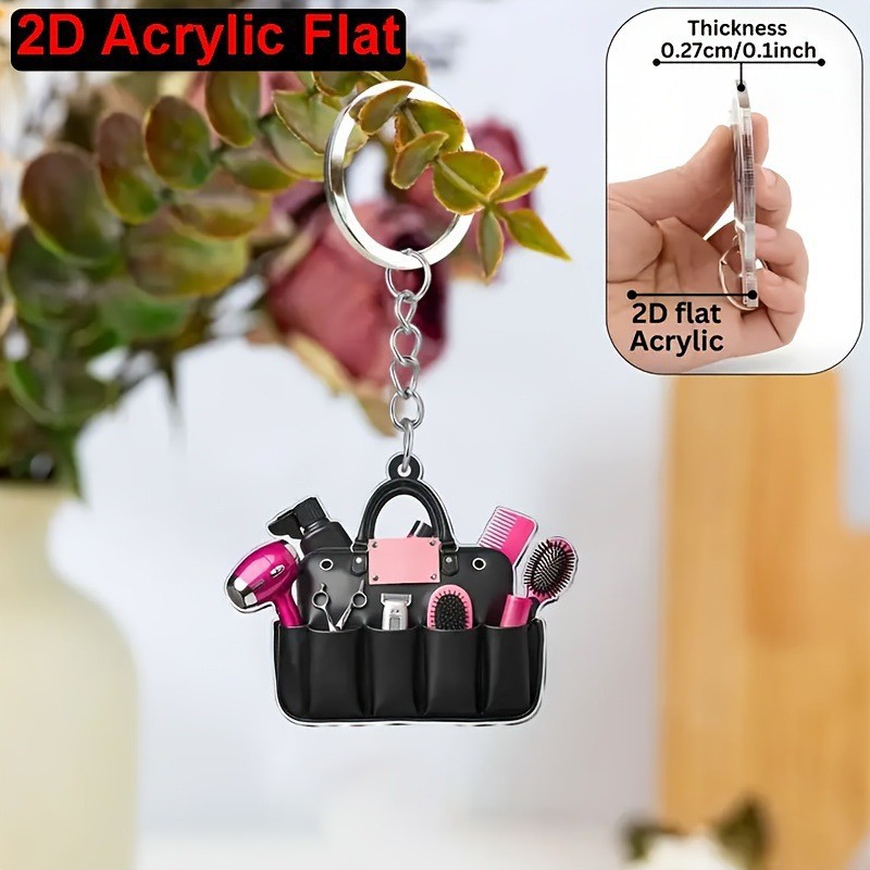 Chaveiro de cabeleireiro 2D pl - Hair Care Gift avaliação e preço