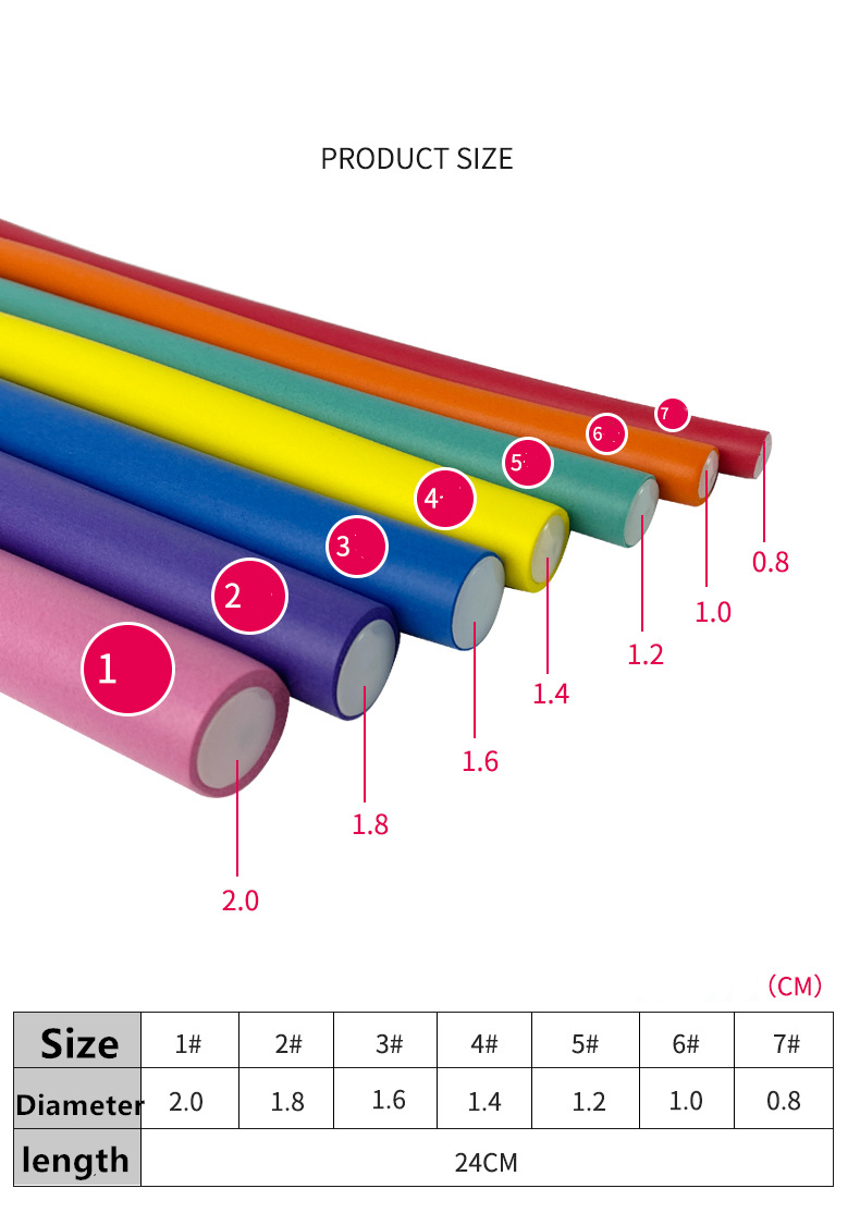 10 pçs hastes de ondulação fle - Hair Roller Set Flexi avaliação e preço