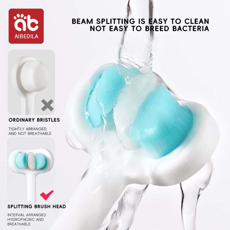 3D Stereo Três-Sided Toothbrus - Hair Care Baby avaliação e preço