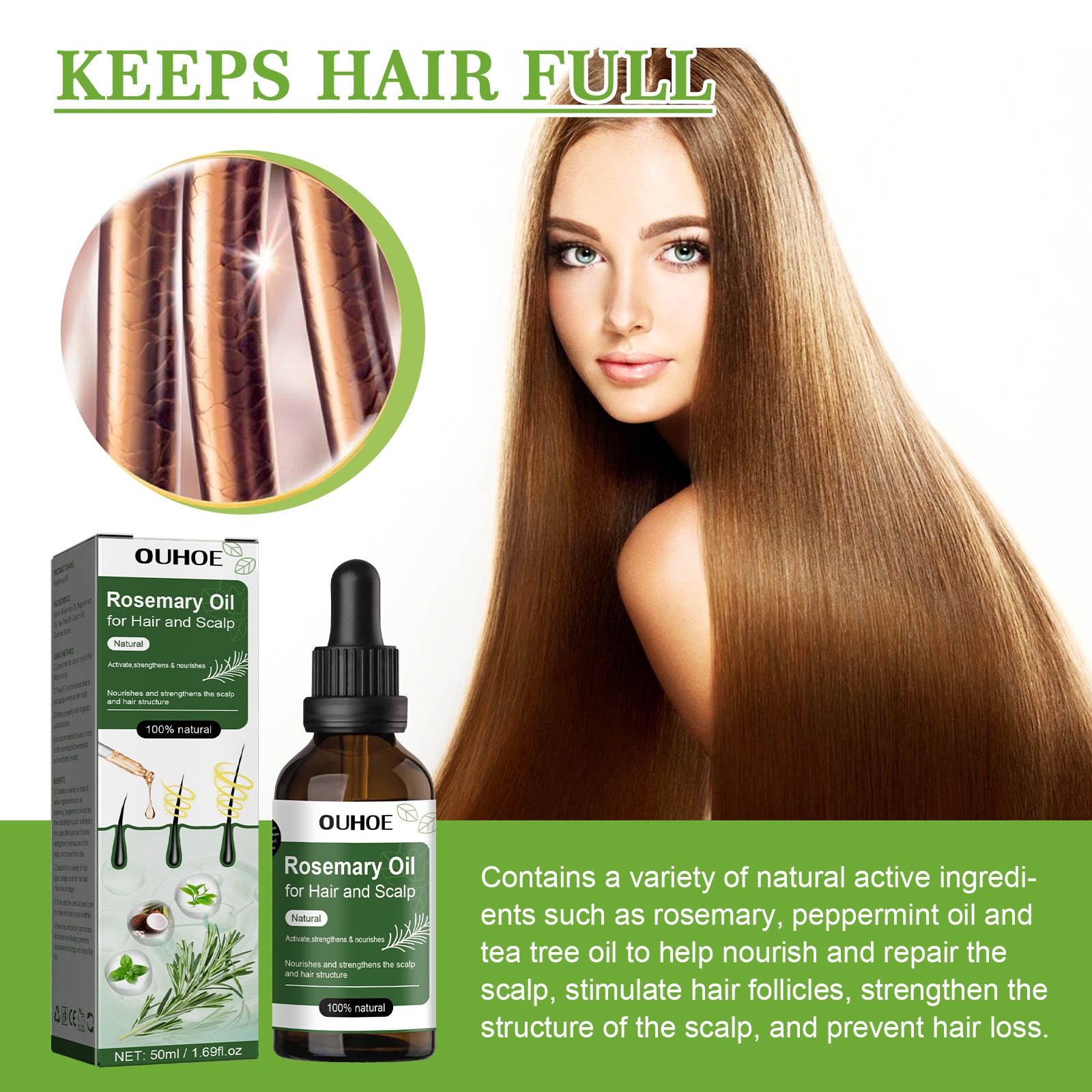 Óleo de alecrim para o crescim - Hair Care Ouai avaliação e preço