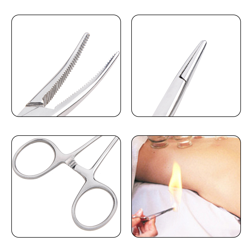 Pinças de Aço Inoxidável Retas - Hair Care Lab avaliação e preço