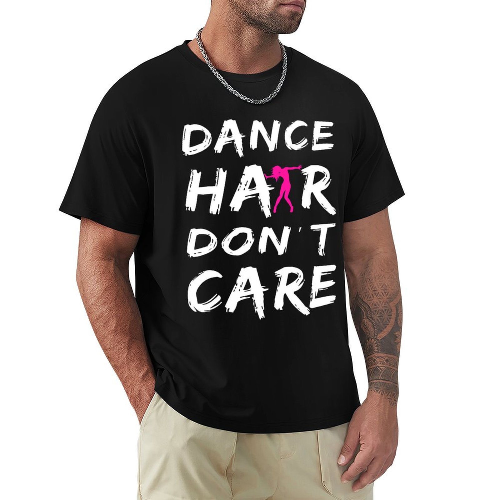 Camiseta Dance Hair Dont Care, - Hair Care Works avaliação e preço