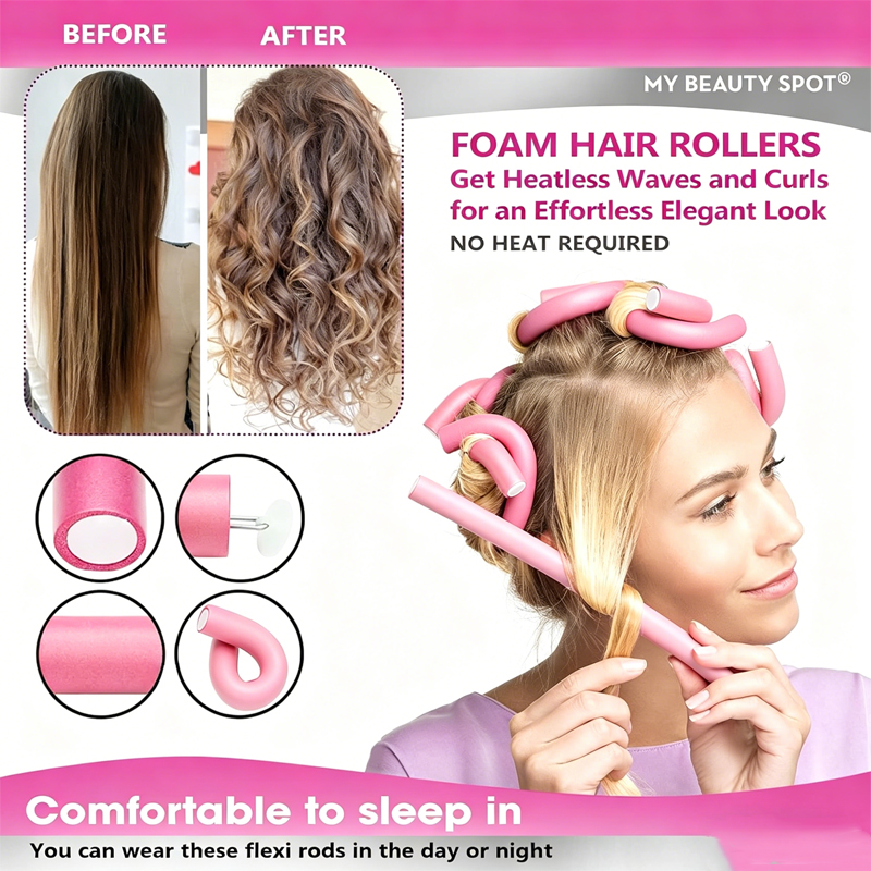 Conjunto de 6 Rolos de Espuma  - Hair Roller Set Flexi avaliação e preço