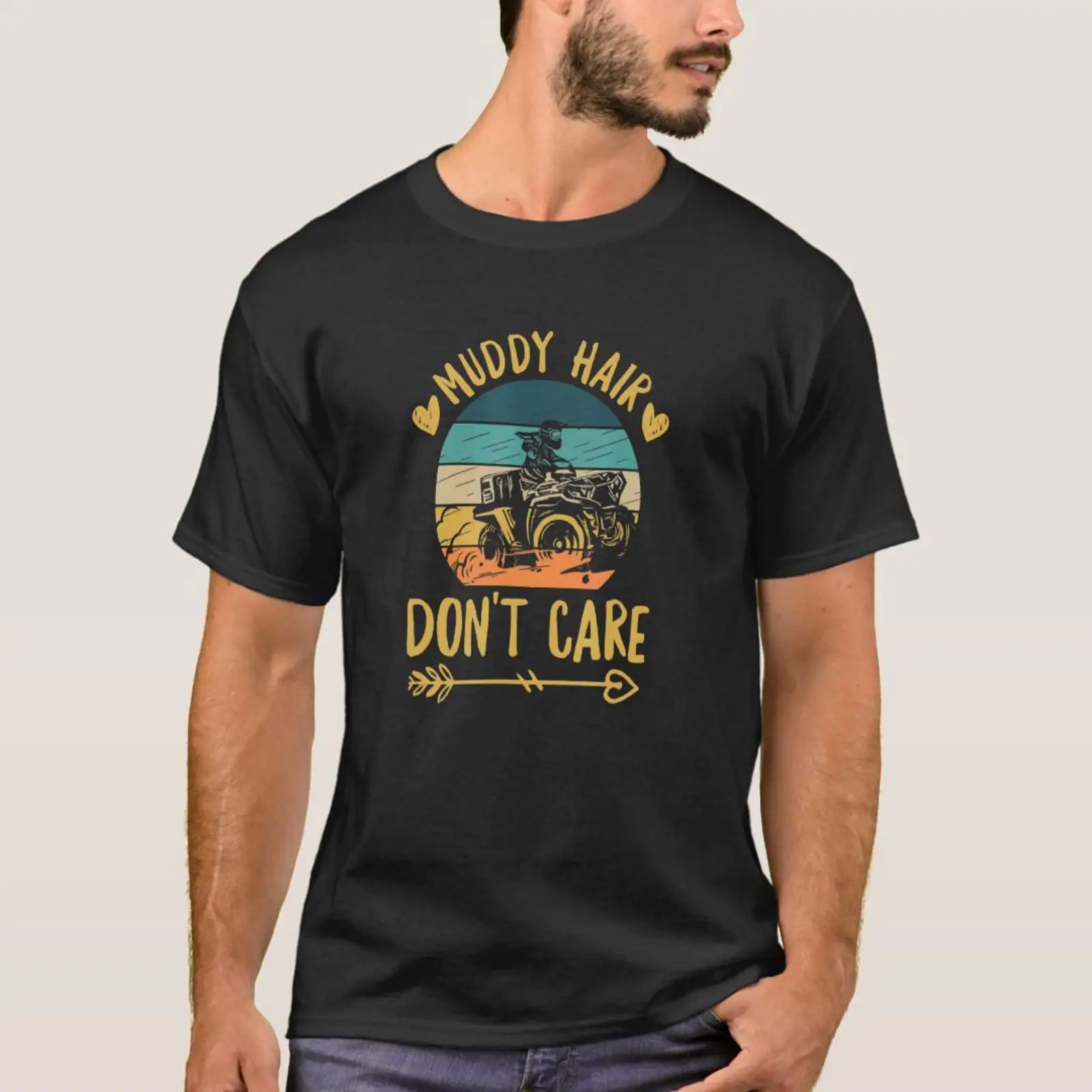 Camiseta com citação 'Muddy Ha - Hair Care Quotes avaliação e preço
