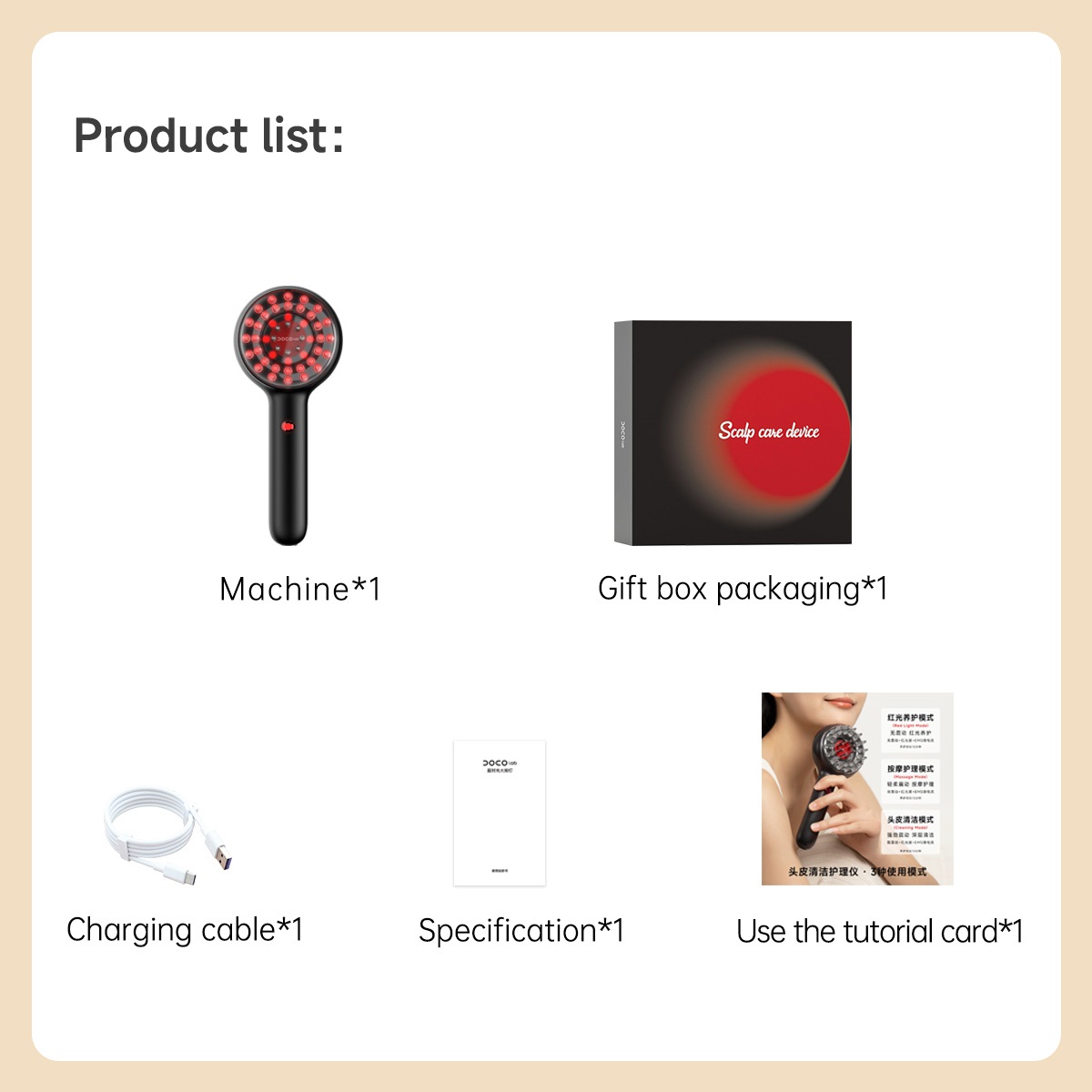 DOCO-Pente Elétrico De Massage - Hair Care Lab avaliação e preço