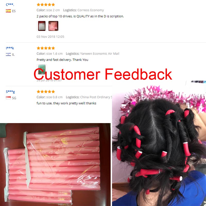 Soft Hair Curlers Foam Rollers - Hair Roller Set Flexi avaliação e preço